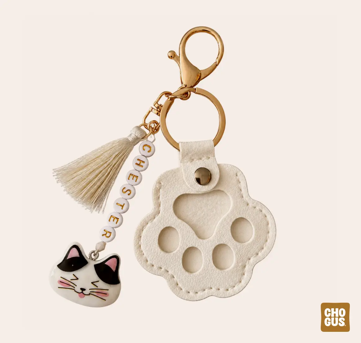 Llavero Huellita para Pelitos de Gato